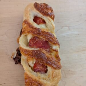 Pão com Chouriço e Queijo (Chorizo Bread with Cheese)