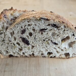 Sliced Olive Sourdough Bread 350g
