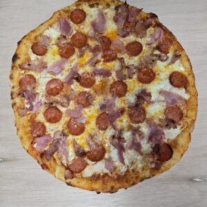 Sourdough Meat Feast Pizza